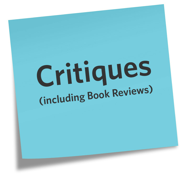 Critiques (including Book Reviews)